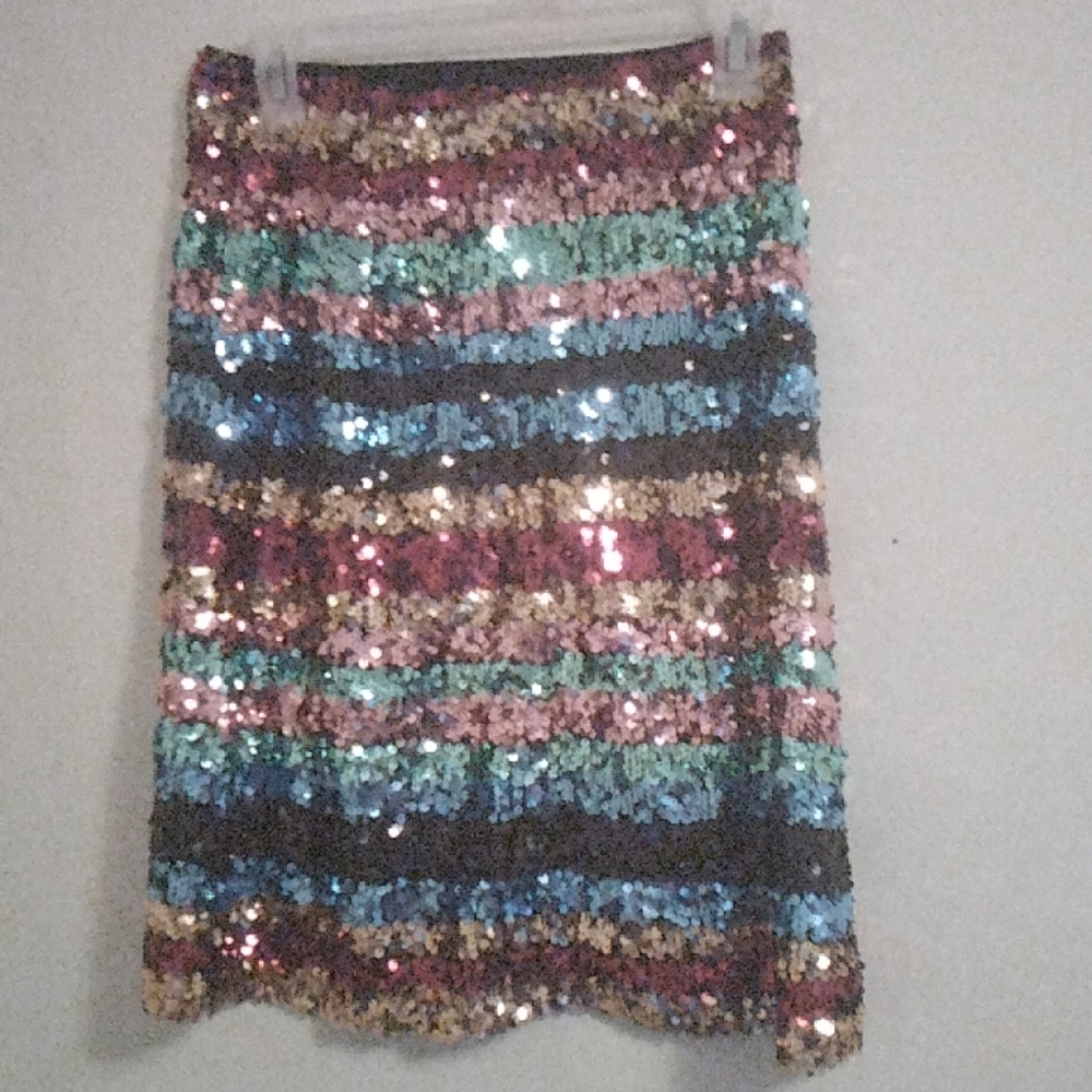 Fire Party Girl Sequin Skirt